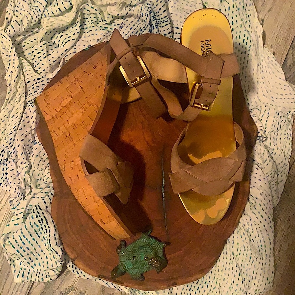 Michael Kors suede sandals